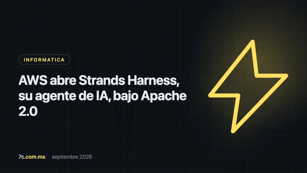 Strands Harness, el agente de IA de AWS: icono de un rayo
