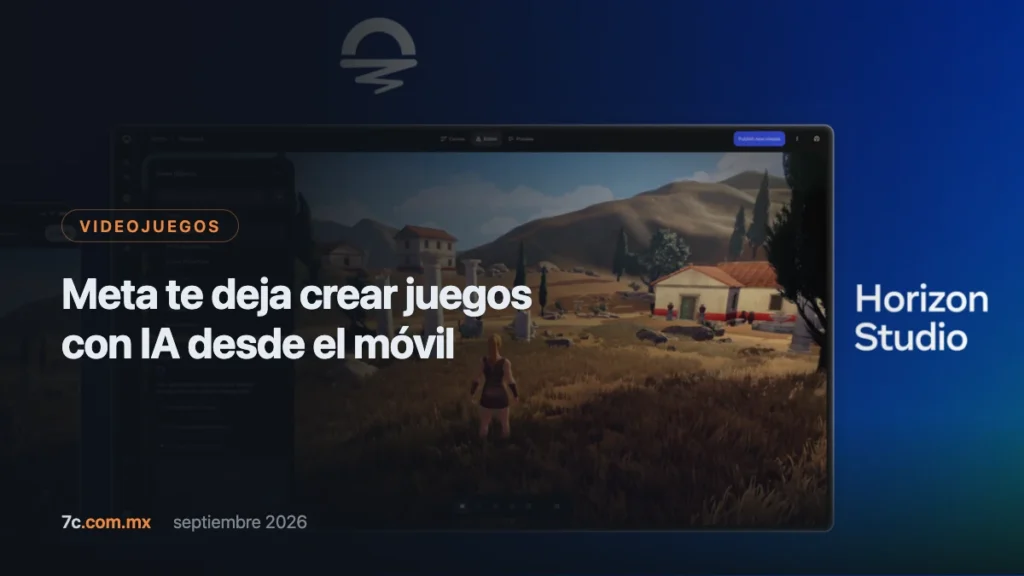 Horizon Create y Horizon Studio: el editor de Meta para crear juegos con IA, con el asistente integrado